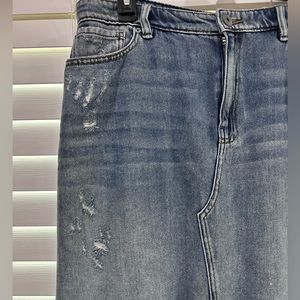INC Long Jean Skirt